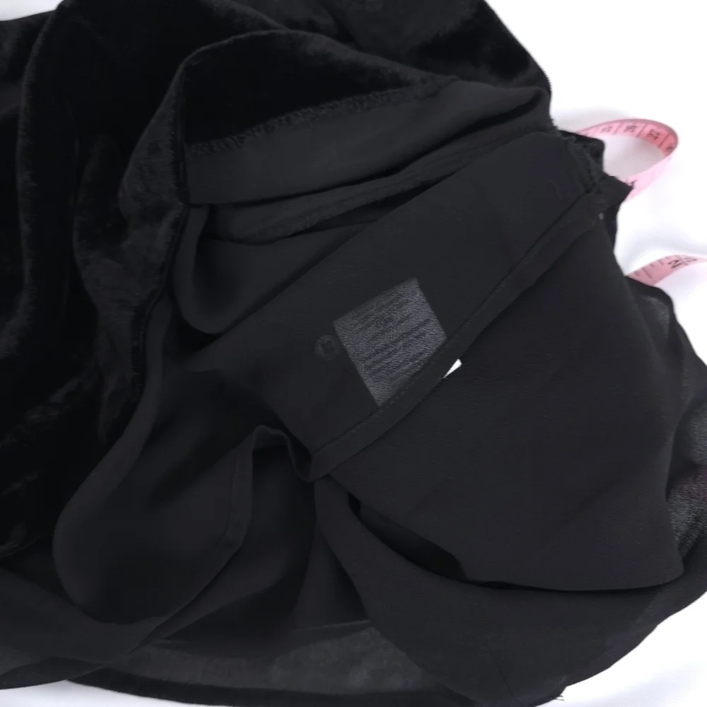 J. Crew Velvet Black Sleeveless Tank Size 8